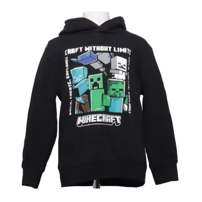 Huvtröja (Svart, Flerfärgad) från Minecraft Bomull, Polyester