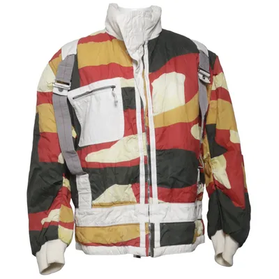 Vinterjacka (Röd, Gul, Grön, Vit) Bomull, Polyester, Polyuretan