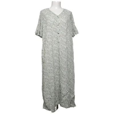 Dress (Green, White, Multicolored) from MyWear Woman Viscose
