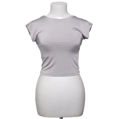Crop top (Grå) från Stradivarius Elastan, Polyester