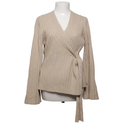 Wrap cardigan (Beige) from By Malene Birger Merino wool