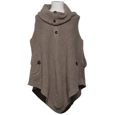 Poncho (Beige) de Coatpeople Polyamide, Laine