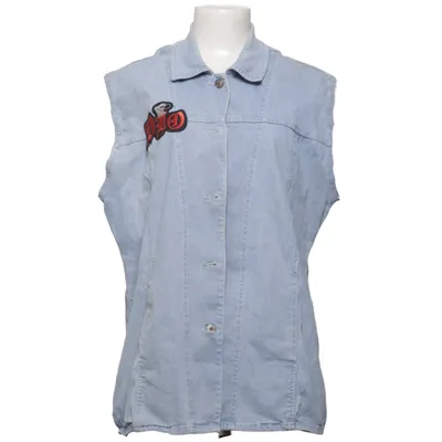 Spijker gilet (Blauw) van Signature Experience Katoen, Elastaan