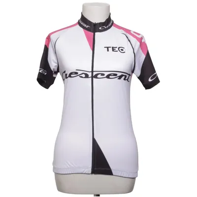 Wielershirt (Wit, Zwart, Roze) van Crescent Polyester