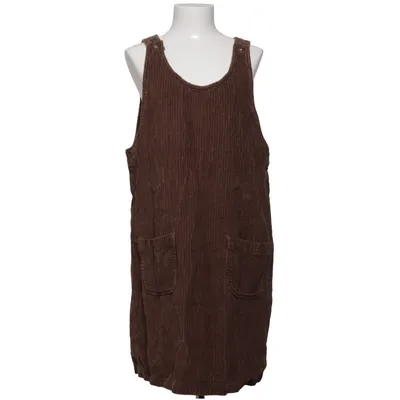 Dungaree dress (Brown) from Falls Creek Cotton
