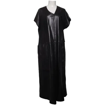 Maxi dress (Black) from Interteam Leather