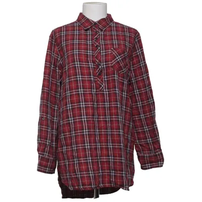 Flanellen overhemd (Rood, Zwart, Wit) van Number One Katoen