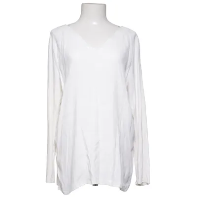 T-shirt à manches longues (Blanc) de Lawrence Grey Élasthane, Viscose
