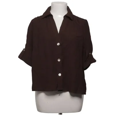 Korte mouwen shirt (Bruin) van Zara Polyamide, Viscose