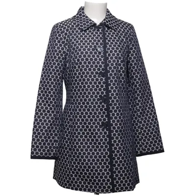 Mantel (Blau, Weiß) von Comma Baumwolle, Elasthan, Polyester