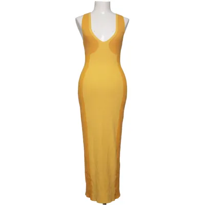 Robe (Jaune, Orange) de NA-KD Art Polyamide, Viscose