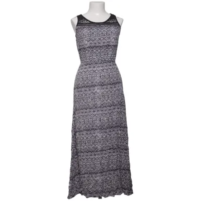 Maxi jurk (Zwart, Wit) van Code Katoen, Polyester, Viscose