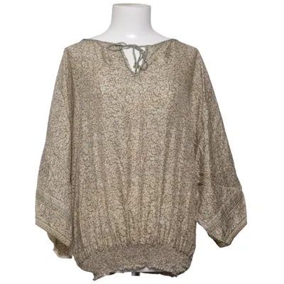 Bluse (Beige, Grøn, Flerfarvet) fra Star Mela Silke