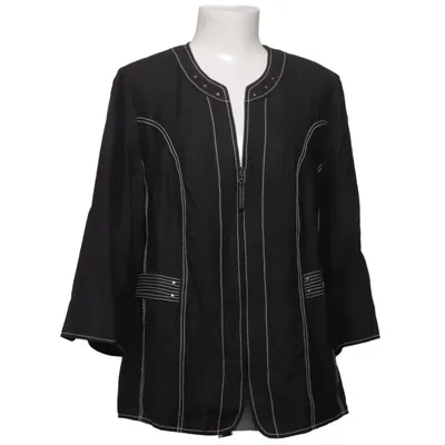 Jacke (Schwarz) von Fair Lady Polyamid, Viskose