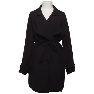 Coat (Black) from Monki Elastane, Polyester