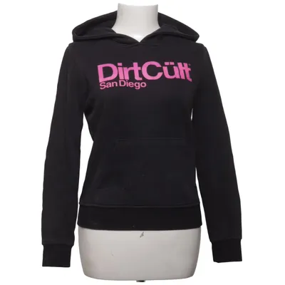 Huvtröja (Svart, Rosa) från DirtCult Bomull, Polyester