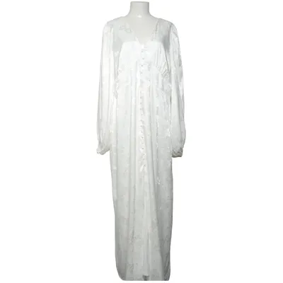 Långklänning (Vit) från Evoked Vila Polyester