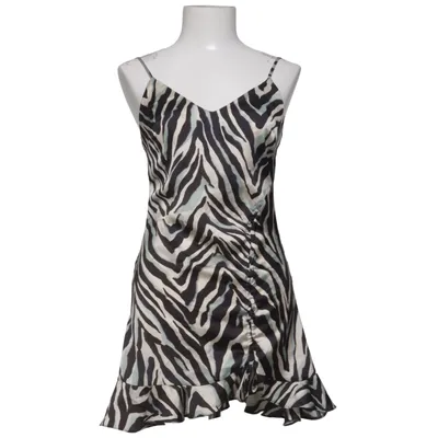 Slå-om-kjole (Sort, Hvid, Flerfarvet) fra Topshop Petite Polyester