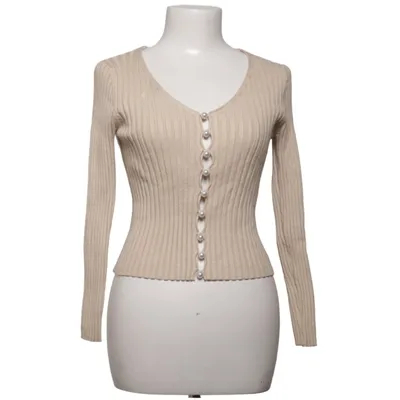 Cardigan (Beige) from May Nylon, Polyester, Viscose