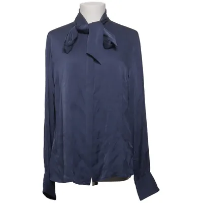 Schluppenbluse (Blau) von Stenströms Elasthan, Seide