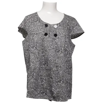 Haut (Noir, Blanc) de Ann Taylor Loft Coton