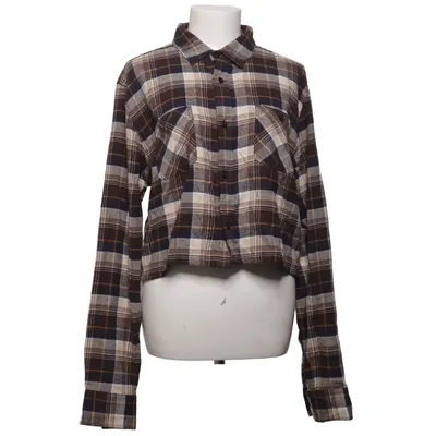 Flanellen overhemd (Bruin, Blauw, Wit) van American Rag Katoen