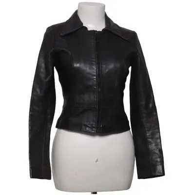 Veste en cuir (Noir) de Amoress Cuir