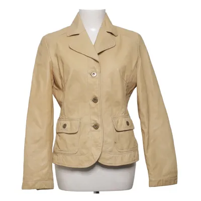 Läderjacka (Beige) från Sorbet Skinn, Polyester