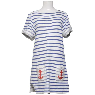 Dress (Blue, White) from By Malene Birger Cotton