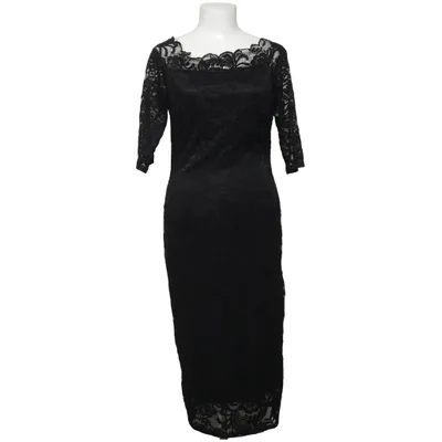 Klänning (Svart) från Top Vintage Elastan, Polyester