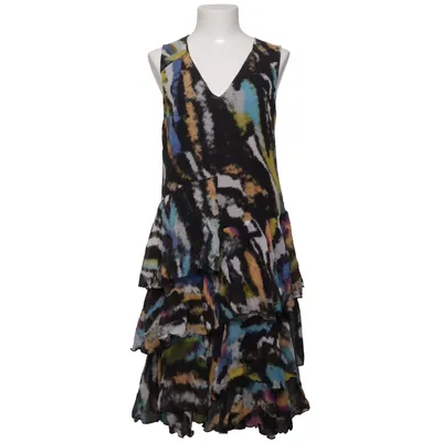 Robe (Noir, Multicolore) de Matthew Williamson for H&M Polyester, Soie
