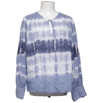 Blouse (Blue, White) from MKT Studio Cotton