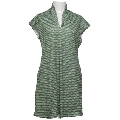Dress (Green, White) from Func Factory