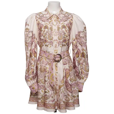 Blusenkleid (Beige, Mehrfarbig) von F&P Polyester