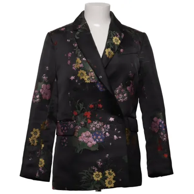 Blazer (Sort, Flerfarvet) fra Erdem x H&M Viscose, Polyester