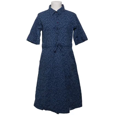 Robe chemise (Bleu) de Danefae Coton, Élasthane