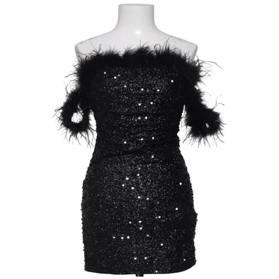 Cocktailklänning (Svart, Silverfärgad) från Shein Polyester