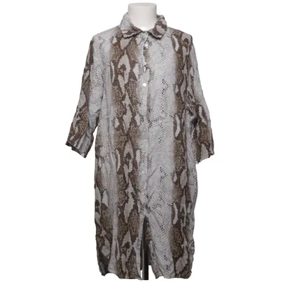 Shirt dress (Brown, White) from Magma