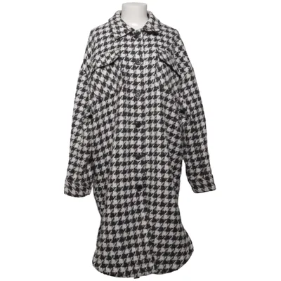 Jas (Zwart, Wit) van Kaffe Elastaan, Polyester, Wol