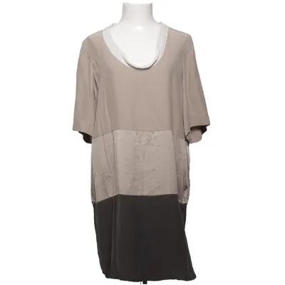 Klänning (Beige, Grå, Vit) från Whiite Silke