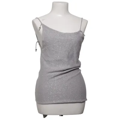 Tank­top (Silber) von Beatrice San Francisco Acryl, Baumwolle