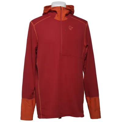 Hoodie (Red, Orange) from Norrøna Elastane, Polyamide, Polyester