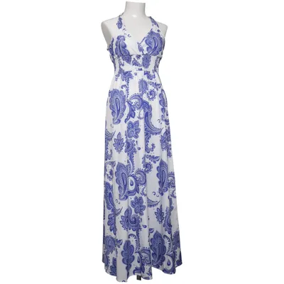 Robe longue (Bleu, Blanc) de Sheilay