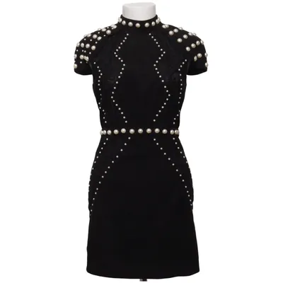 Dress (Black) from Boohoo Premium Cotton, Polyamide, Polyester