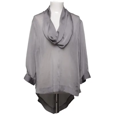 Blouse (Gray) from Luxzuz Polyester