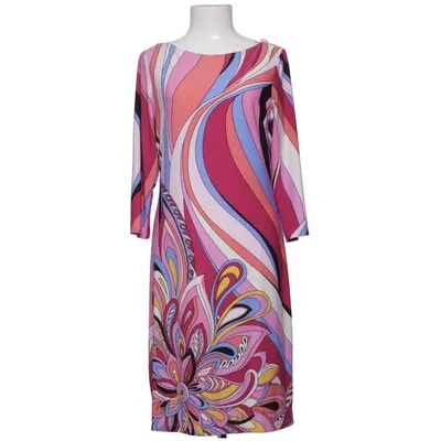 Dress (Pink, Blue, Multicolored) from London Times Elastane, Polyester