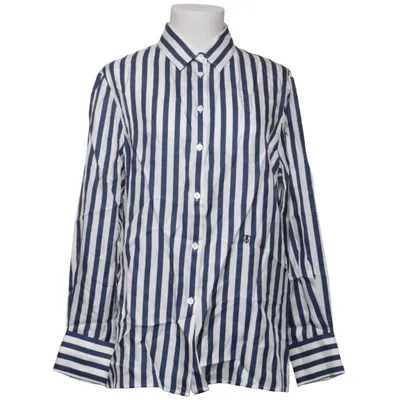 Shirt (Blauw, Wit) van Lilysilk Zijde