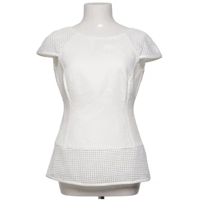 Peplumtopp (Vit) från Purificacion Garcia Bomull, Polyester