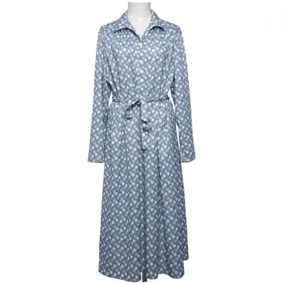 Klänning (Blå, Vit) från Finn Karelia Bomull, Polyester