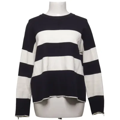 Pull-over (Noir, Blanc) de Hobbs Coton, Élasthane, Polyamide, Viscose